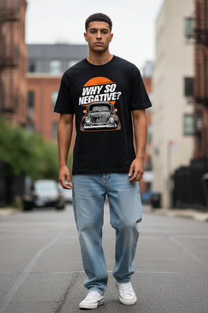 WHY SO NEGATIVE GRAPHIC REGULAR TEE