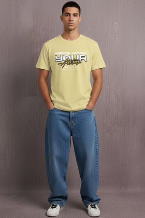 ATTITUDE GRAPHIC PRINTED REGULAR T-SHIRT