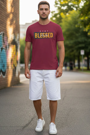 BLESSED GRAPHIC REGULAR T-SHIRT