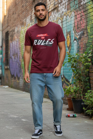 NOTHING THE RULES GRAPHIC REGULAR TEE