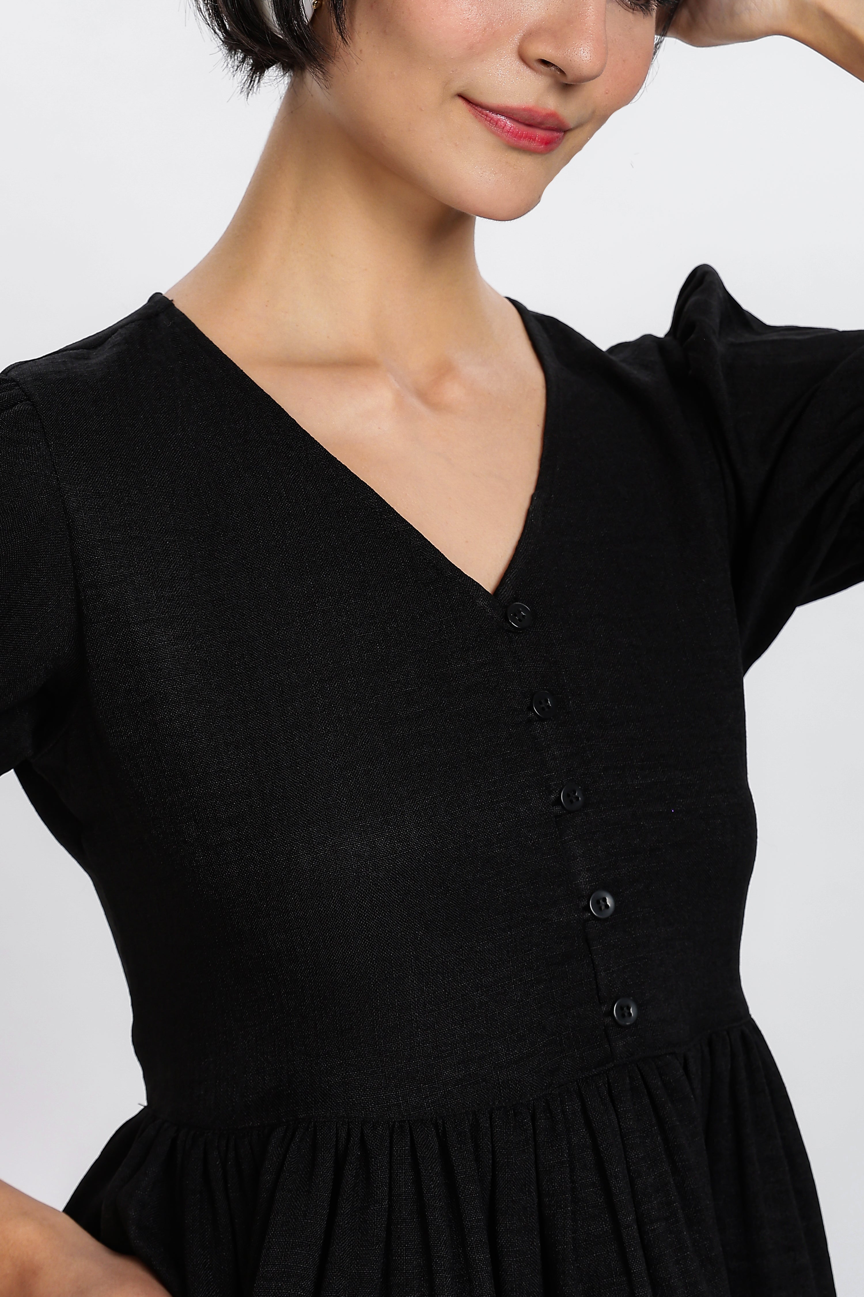 CASUAL TOP-BLACK