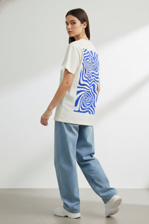 ABSTRACT GRAPHIC PRINTED TEE