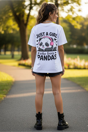 PANDA GRAPHIC PRINTED REGULAR TEE