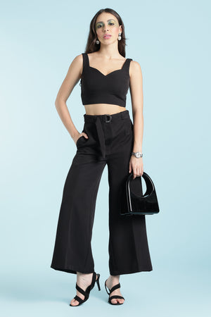 TANK TOP WITH PANT-BLACK