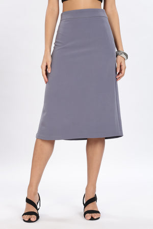 PENCIL SKIRT-BLUE